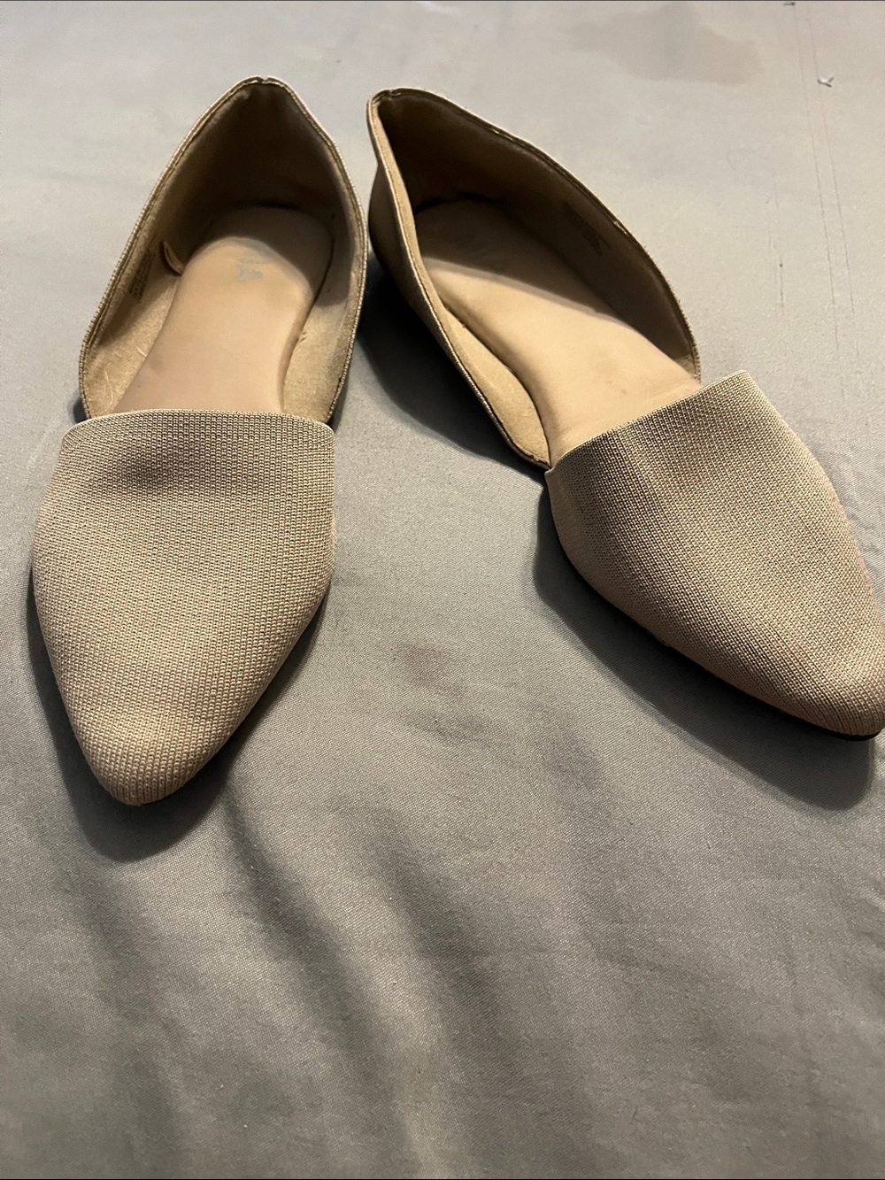 Mia Lynne D’Orsay Flats in Beige